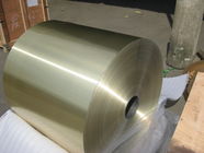 Stagnola di alluminio rivestita del condizionatore d'aria di colore dorato a resina epossidica della lega 8079 per finstock con 0.152mm (0.006&quot;) spessore
